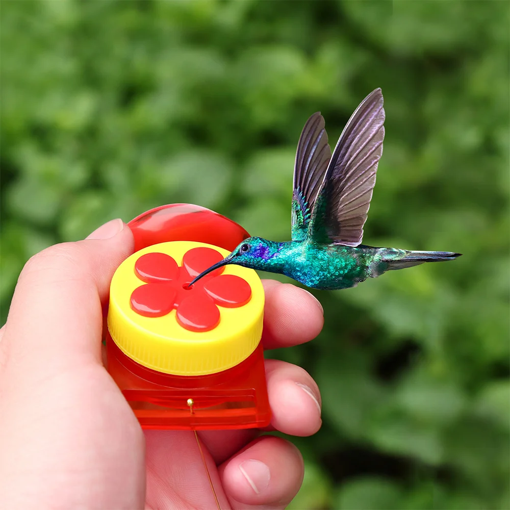 Alimentador de Beija-Flor Portátil com Ventosa e Escova de Limpeza - Imagem 3