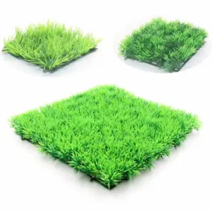 planta artificial para aquário verde