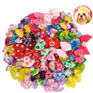 laços de fita para cães e gatos