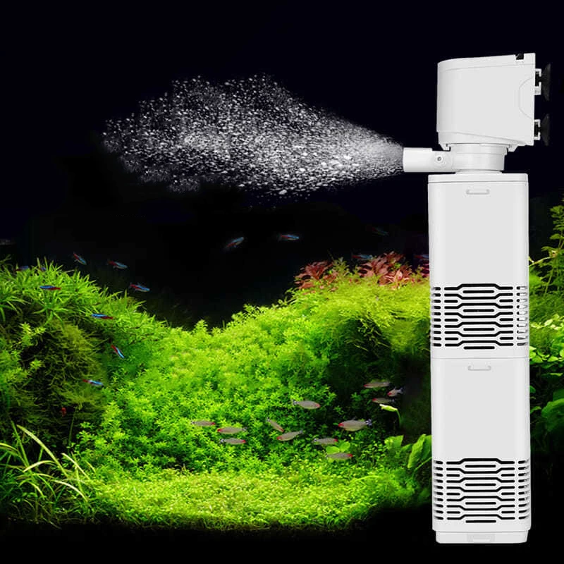 Filtro Submersível 4 em 1 para Aquário com Bomba de Oxigênio - Imagem 6