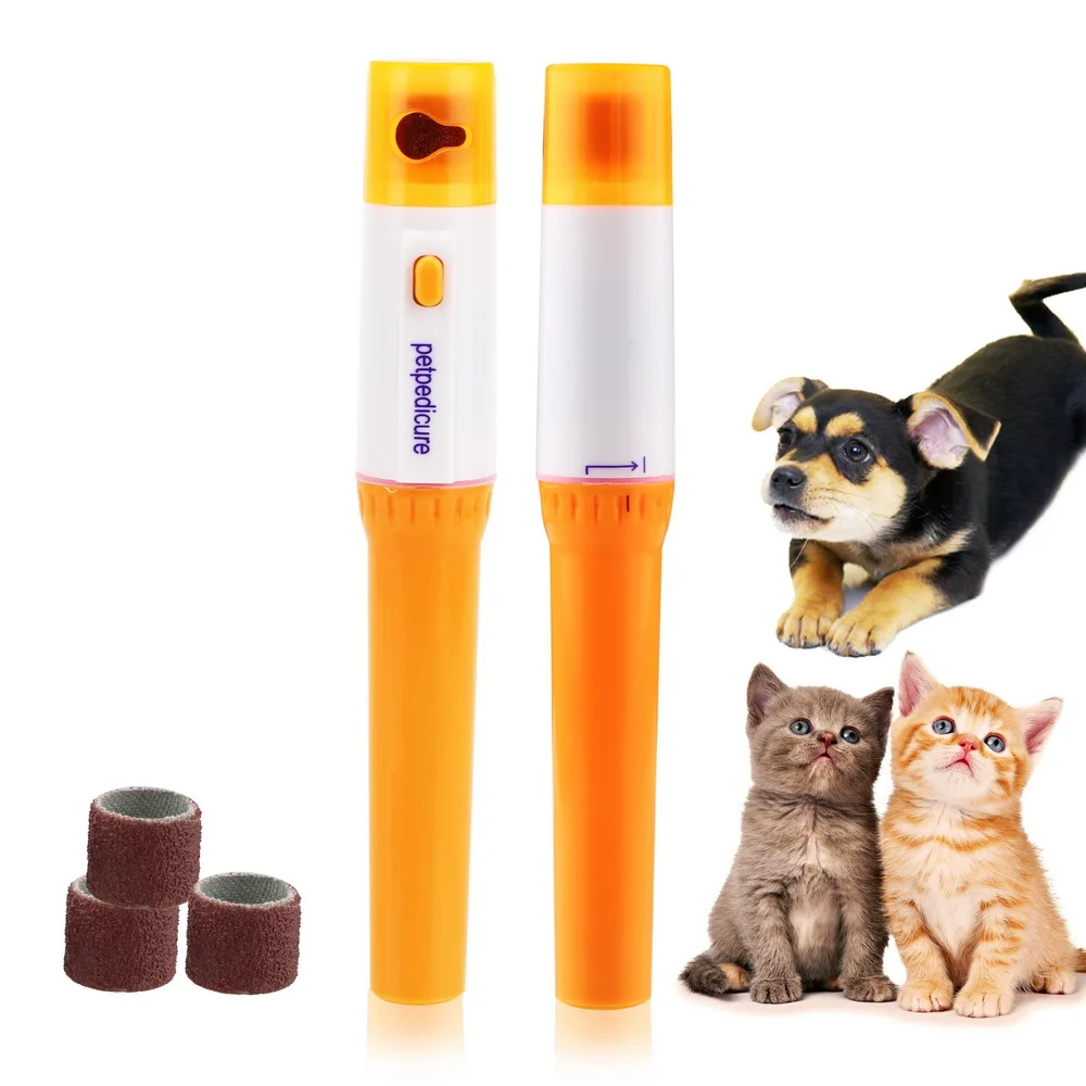 Moedor de Unhas Elétrico para Cães e Gatos com 3 Lixas Substituíveis - Imagem 3