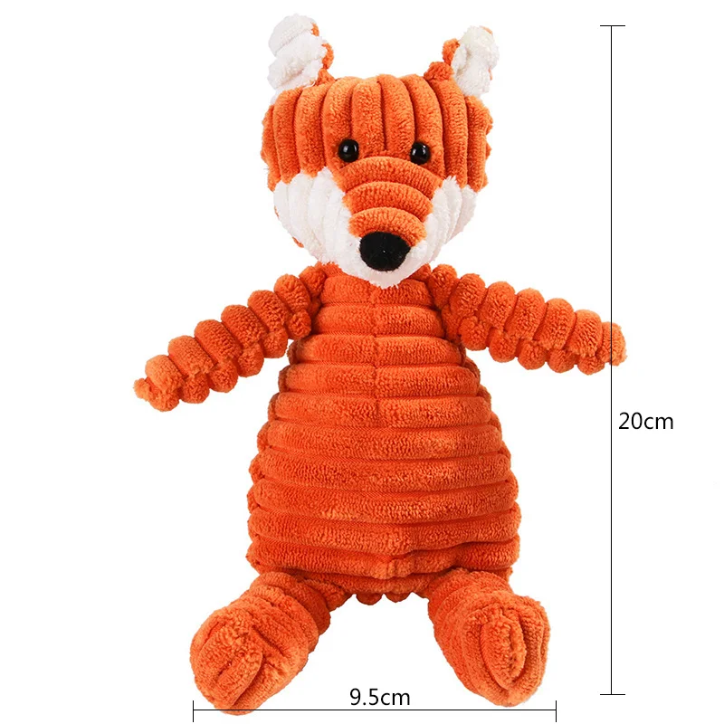 Brinquedo de Veludo para Cães com Apito Interno - Imagem 2