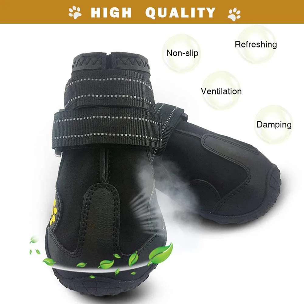 Botas para Cães com Sola Antiderrapante e Faixa Reflexiva - Imagem 3