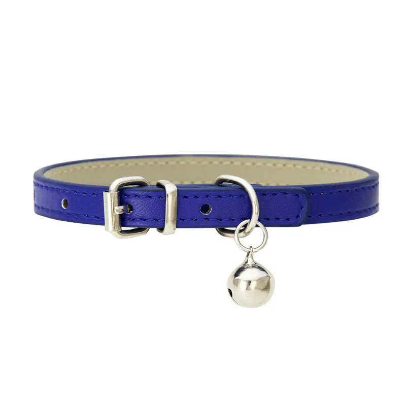 Coleira para Gato de Couro Sintético com Sino Ajustável 15-28cm - Imagem 6