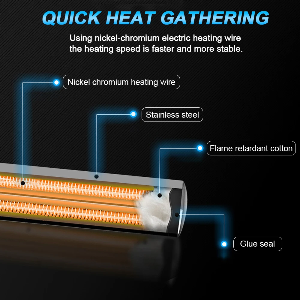 Aquecedor para Aquário de Aço Inoxidável 50W com Termostato 18-34°C - Imagem 3