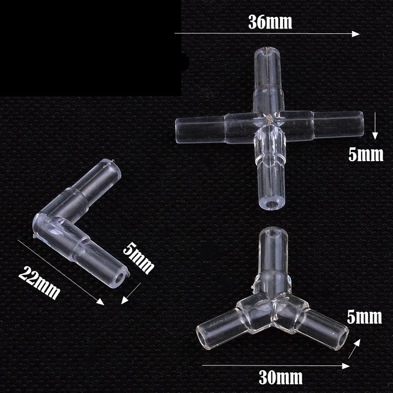 Conectores de Tubulação para Aquário de 4mm 10 Peças - Imagem 6