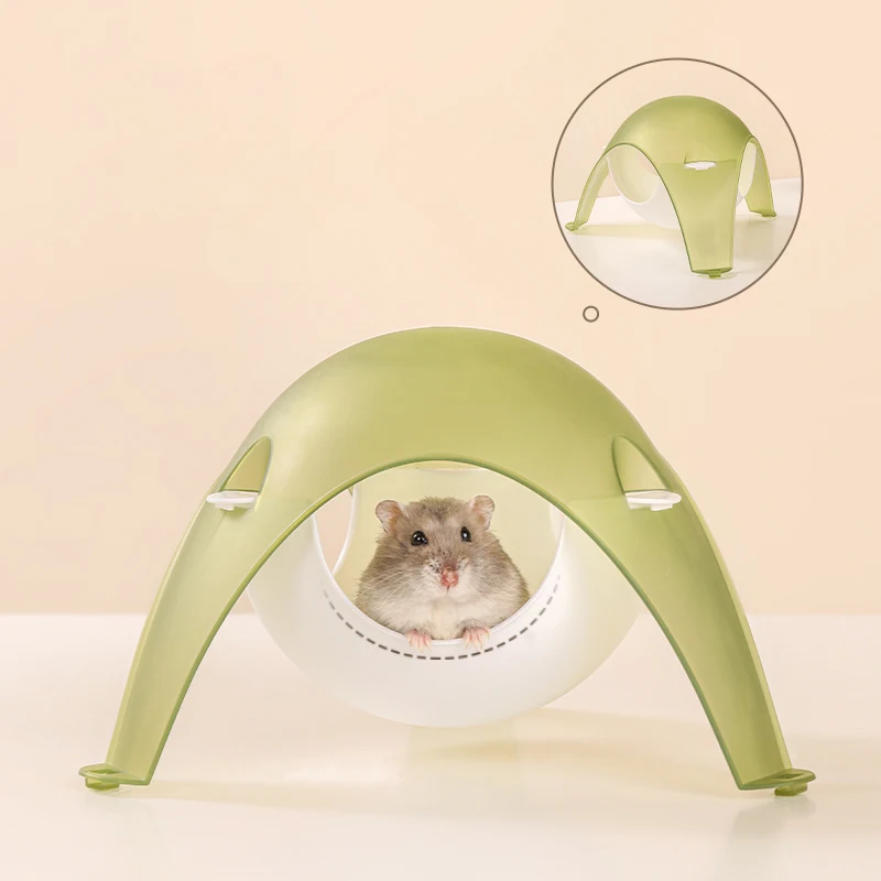 Ninho Cápsula para Hamster G Plástico PP 21x19x14cm - Imagem 4