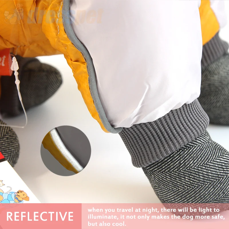 Jaqueta DRESSPET para Cães Pequenos de Pena com Faixa Refletiva - Imagem 3
