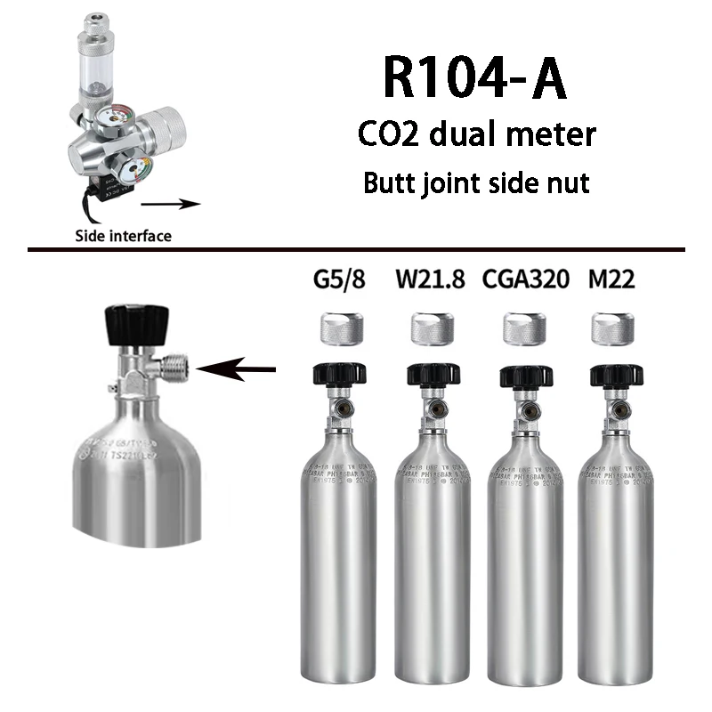 Regulador de CO2 para Aquário com Válvula Solenoide AC100-240V - Imagem 5