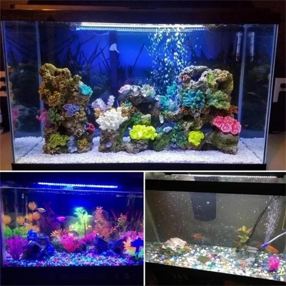 Luminária LED para Aquário com Bolhas e Flash Lento Colorido - Imagem 2