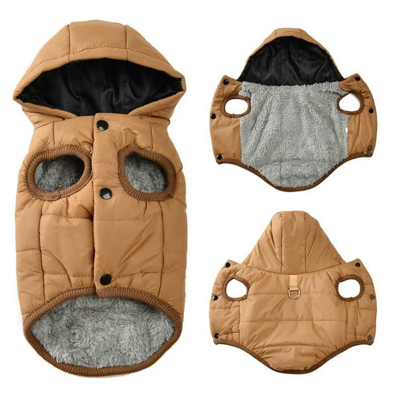 Parka para Cães com Forro Grosso para Inverno - Imagem 4