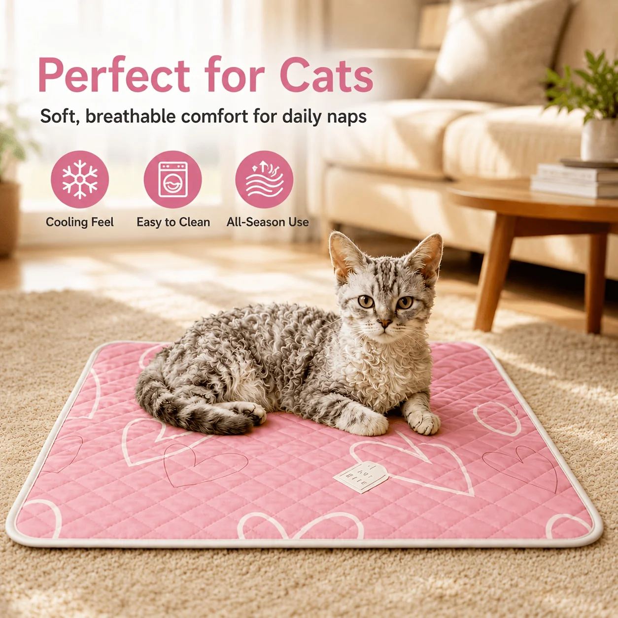Cama Refrescante para Cães e Gatos Extra Grande Respirável - Image 3