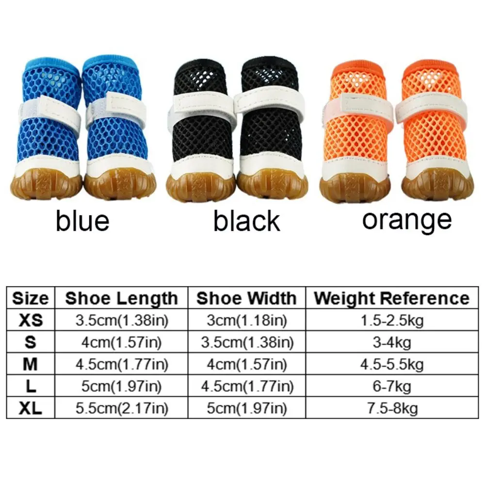 Sapatos Respiráveis para Cães Pequenos de PVC Antiderrapante - Imagem 6