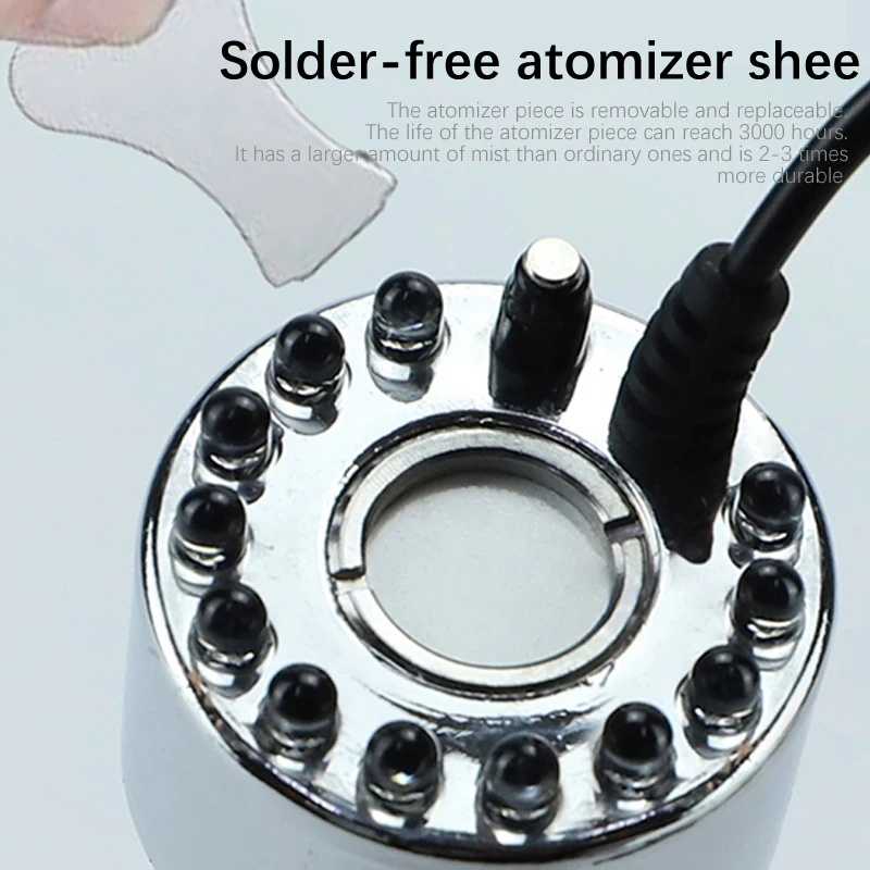 Nebulizador de Névoa com 12 LEDs para Terrário com Sensor de Água - Imagem 3