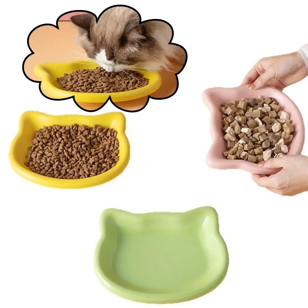 Tigela de Plástico para Gatos Antiderrapante 15x12cm Formato de Gato - Imagem 5