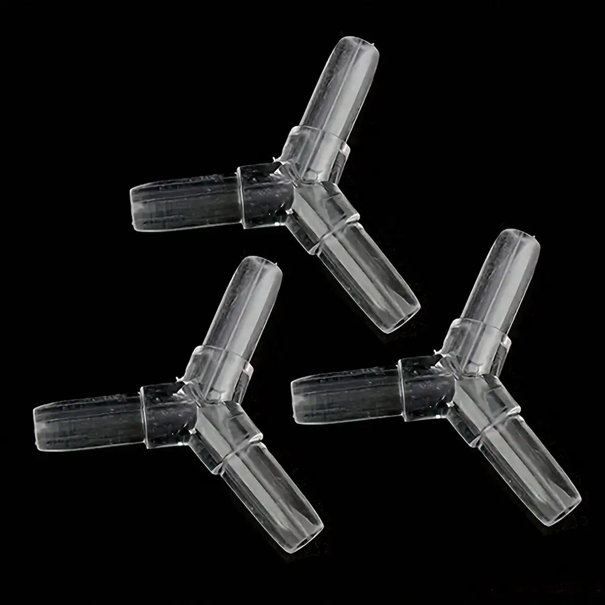 Conector Y de 3 Vias para Tubo de Ar de Aquário 4 mm Transparente - Imagem 5