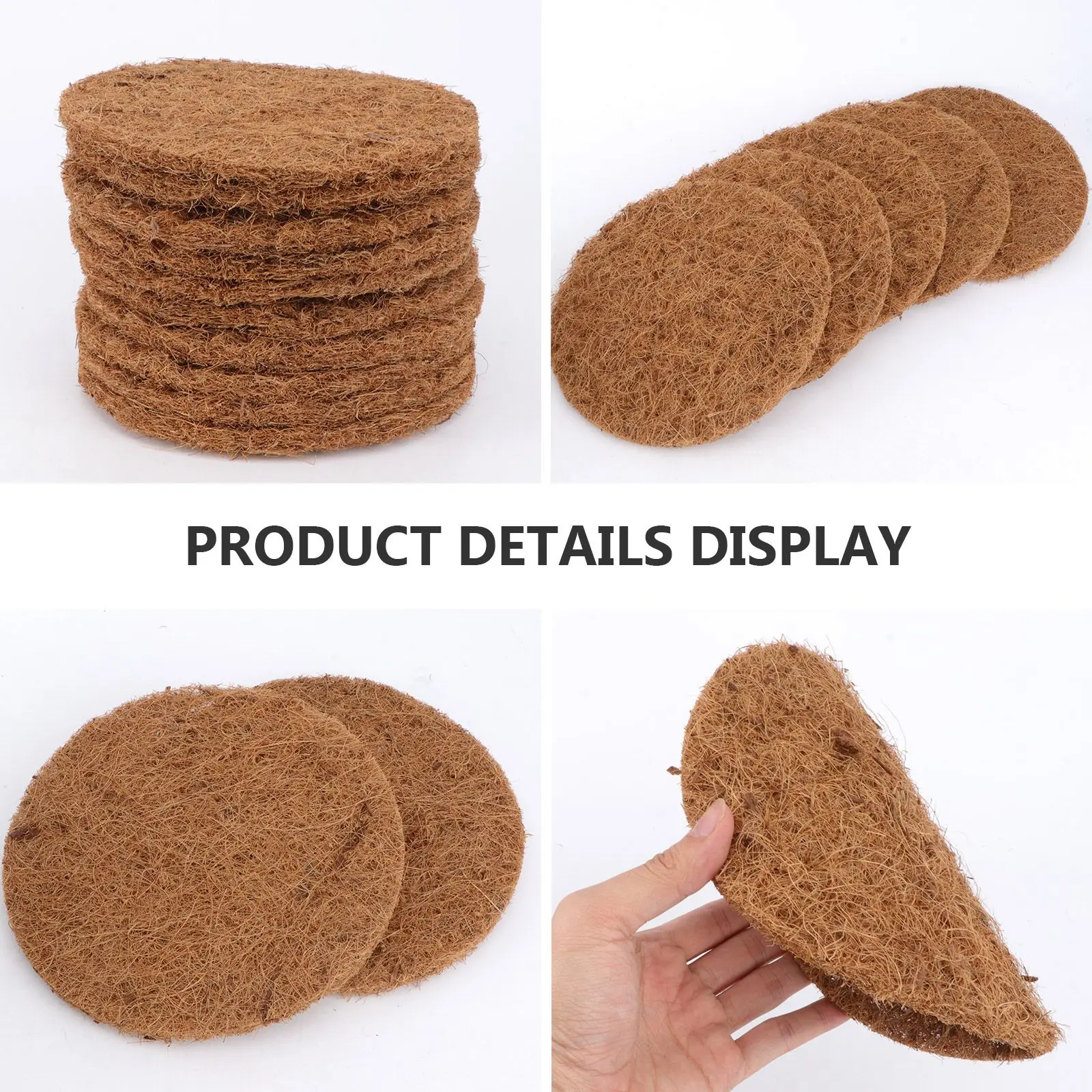Almofada Ninho para Pombos de Fibra de Coco 20 cm Kit com 10 Unidades - Imagem 6