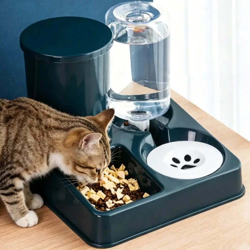 comedouro e bebedouro automático para gatos