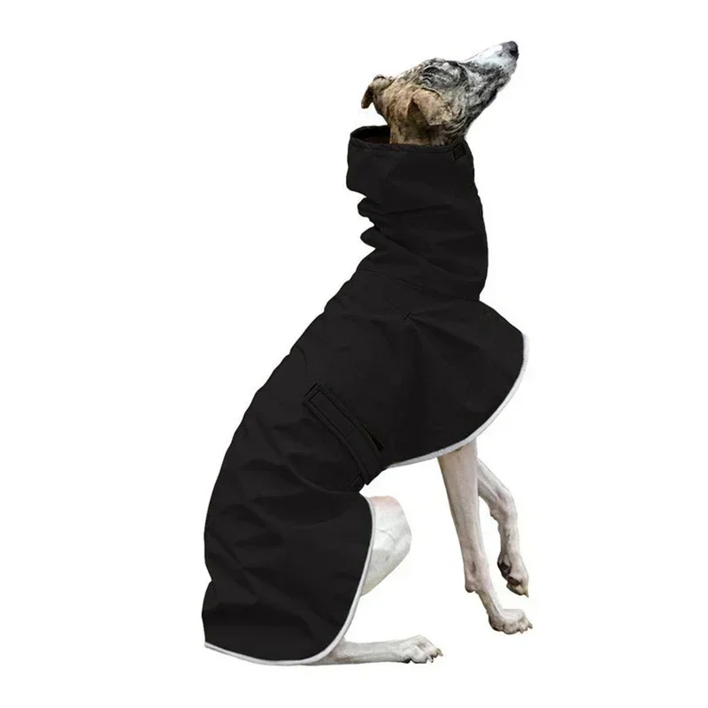Casaco para Cães Galgos Ajustável com Lã e Impermeável - Imagem 2