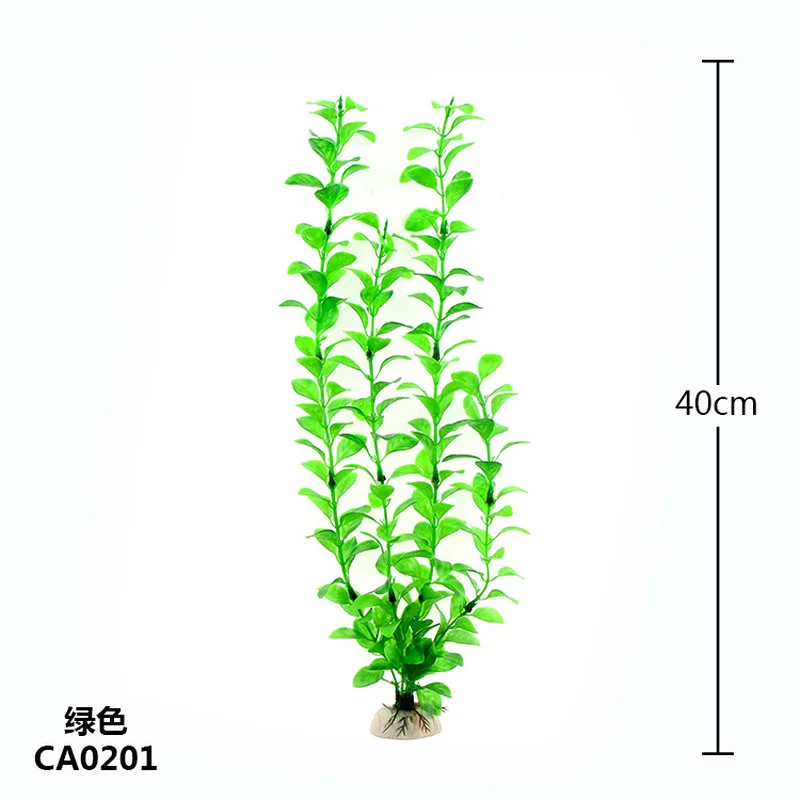 Planta Artificial para Aquário 37 cm com Base Ponderada - Imagem 4