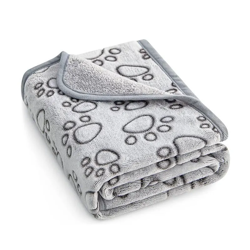 Cobertor para Pets de Lã Coral Macio para Cães e Gatos - Imagem 4