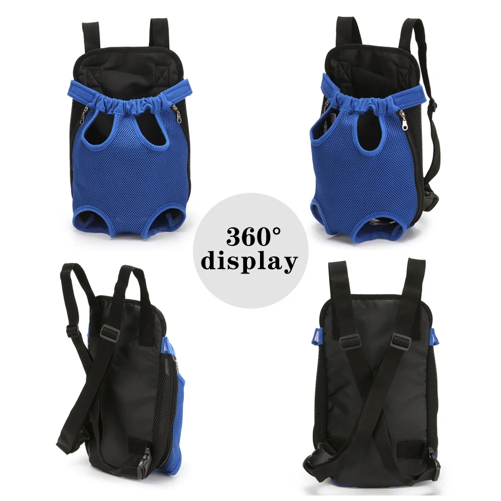 Mochila para Cães e Gatos de Lona com Pernas para Fora Ajustável - Imagem 3