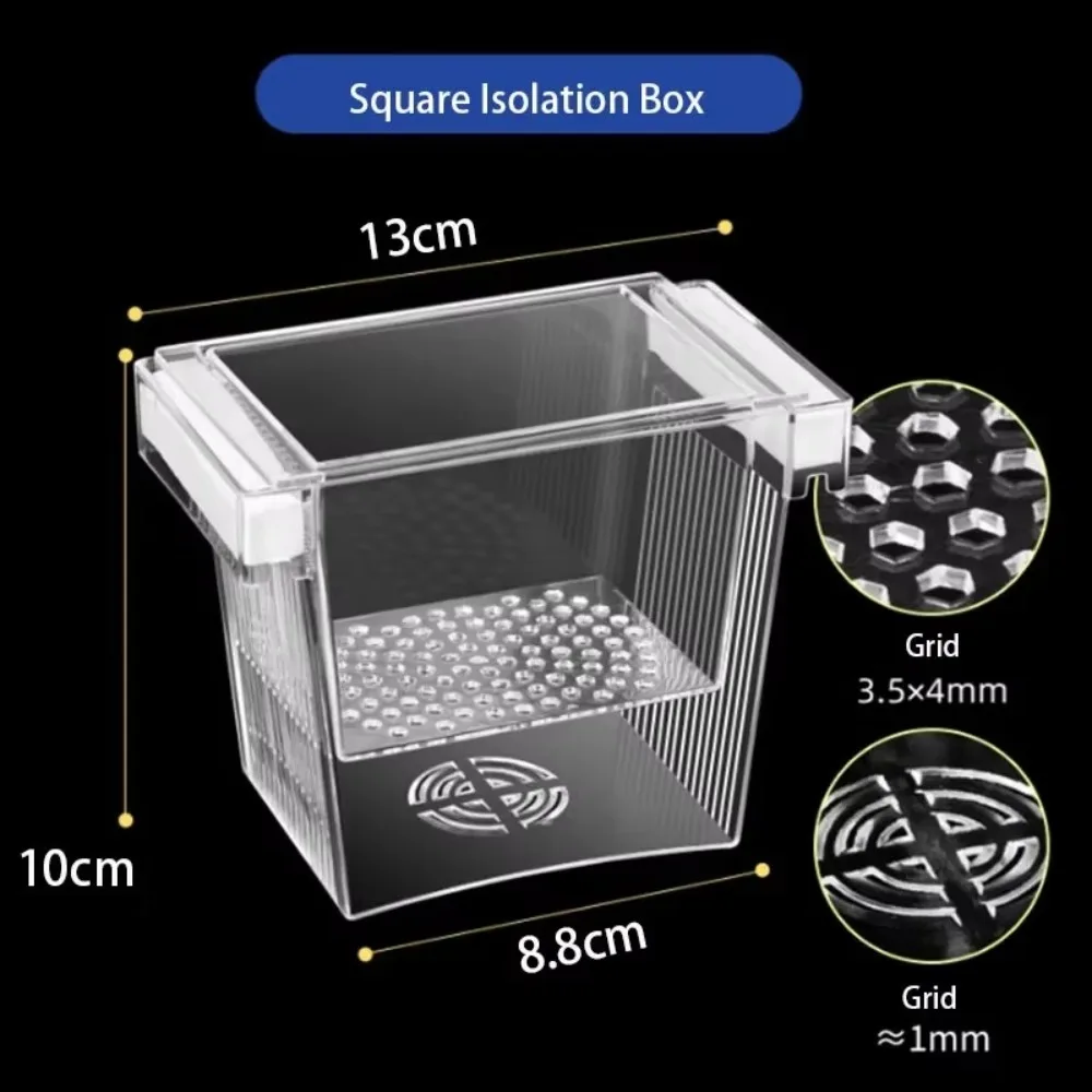 Caixa de Isolamento para Aquário Flutuante Acrílico Transparente - Imagem 6