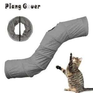 túnel dobrável para gatos