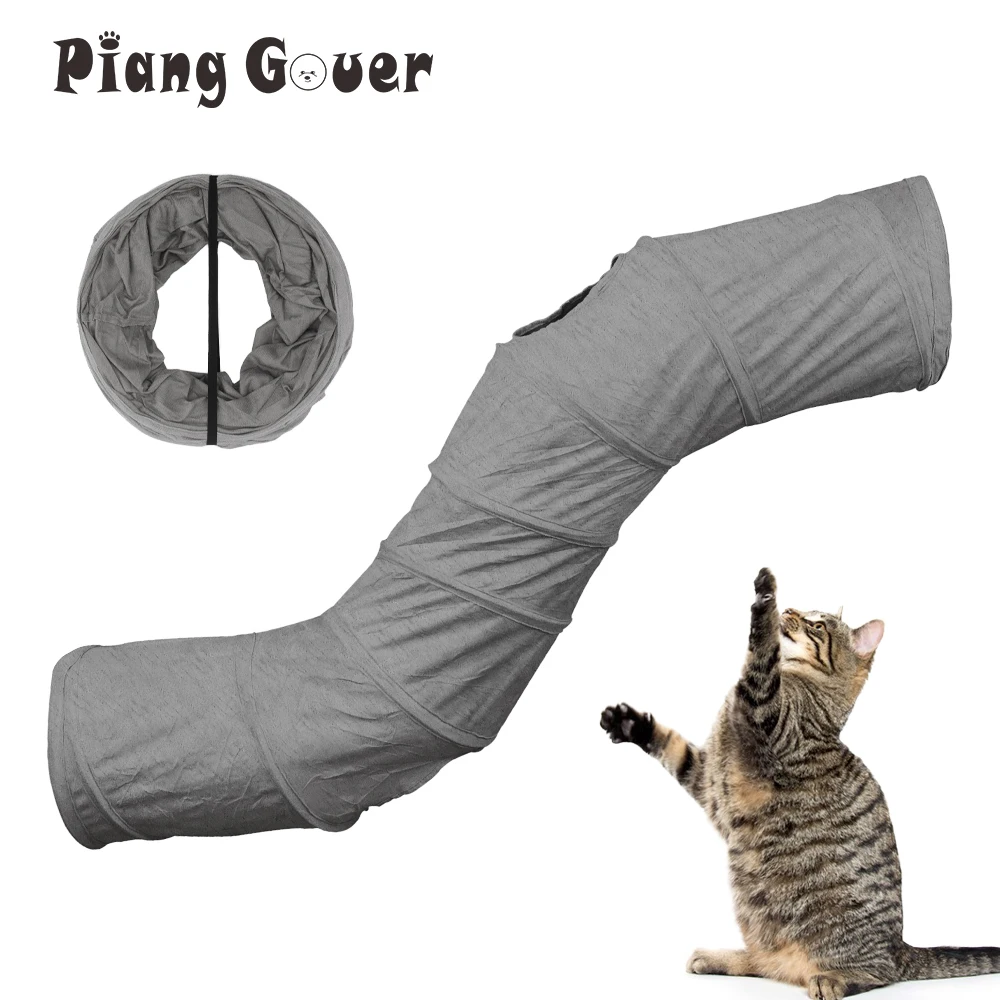 túnel dobrável para gatos