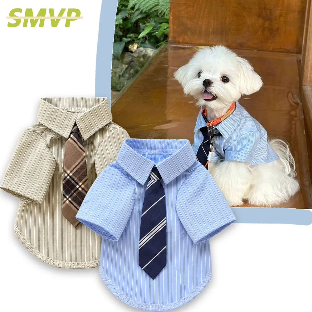 camisa listrada para cães e gatos