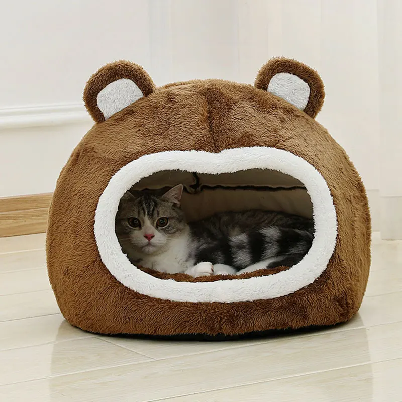 Casa para Gatos em Pelúcia Macia Tamanhos P, M e G - Image 4