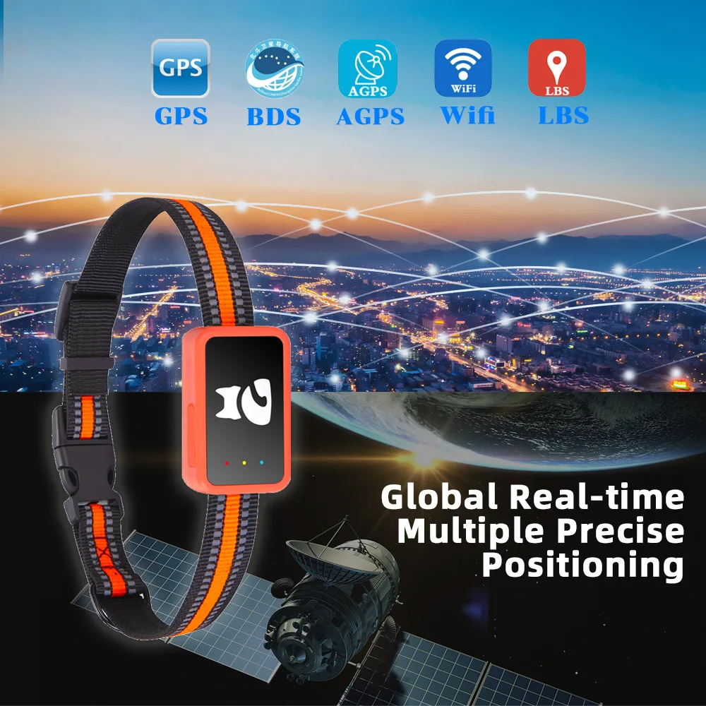 Rastreador GPS 4G para Cães e Gatos Amarelo Claro com Alerta de Fuga - Imagem 3