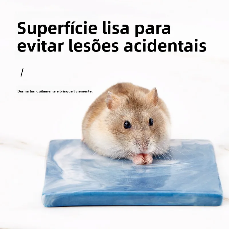 Placa de Resfriamento para Hamsters de Cerâmica com Efeito Mármore - Imagem 2