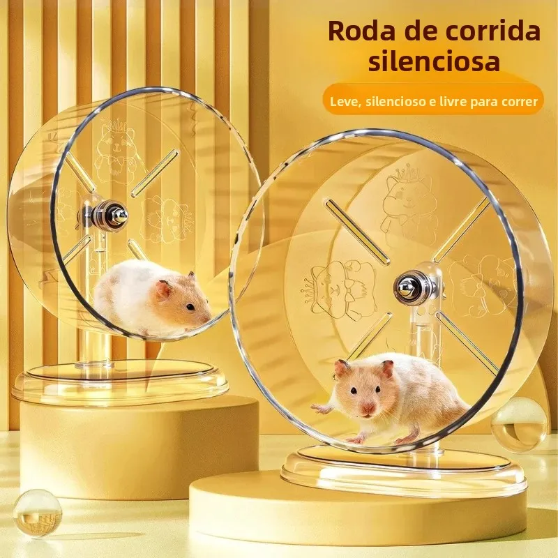 roda de exercício transparente para hamster