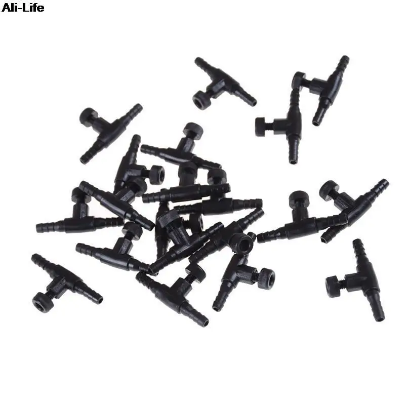 Válvula de Fluxo para Mangueira de Aquário 4x6mm 20 Peças - Imagem 2