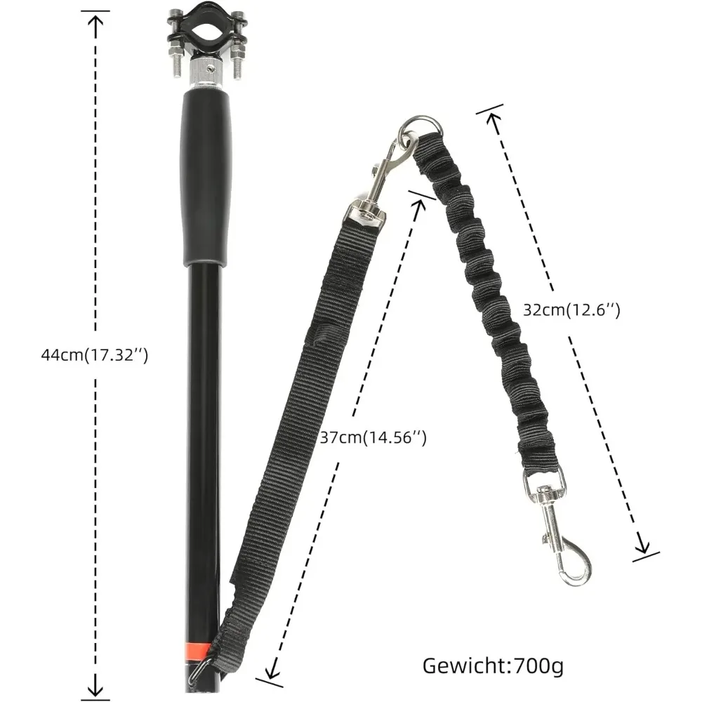 Coleira para Bicicleta Cães Pequenos e Médios com Haste de 42,5 cm - Imagem 4