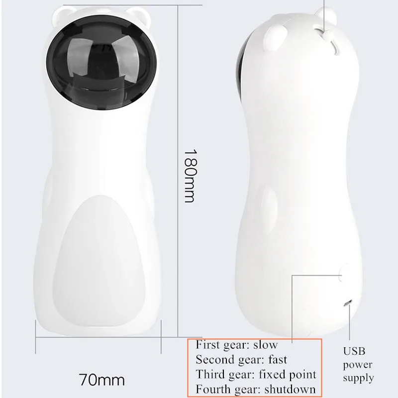 Brinquedo Laser para Gatos Recarregável USB com Ciclo Automático - Image 2