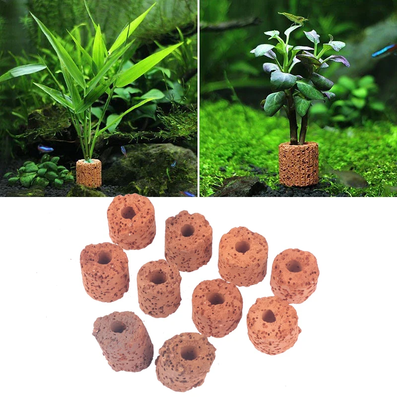anel de cerâmica para plantas de aquário