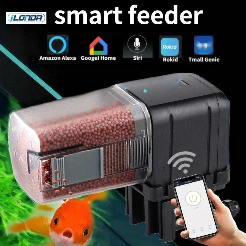 alimentador automático para aquário com wi-fi