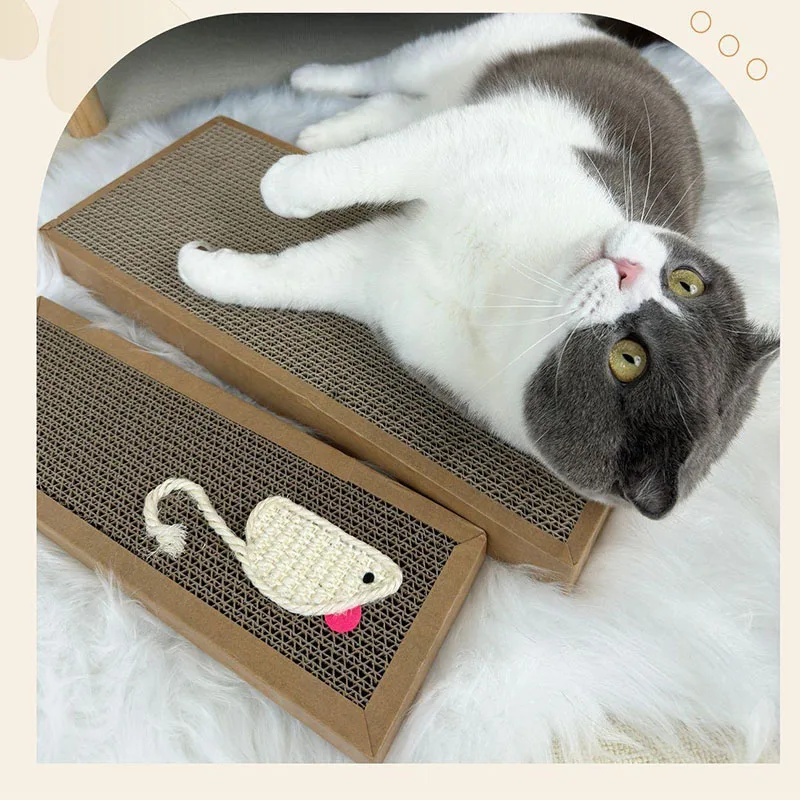 arranhador para gatos de papelão ondulado
