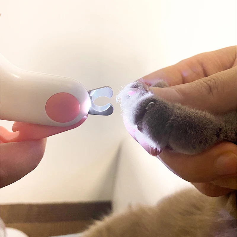Cortador de Unhas Pet com Luz LED e Trava de Segurança para Cães e Gatos - Imagem 3