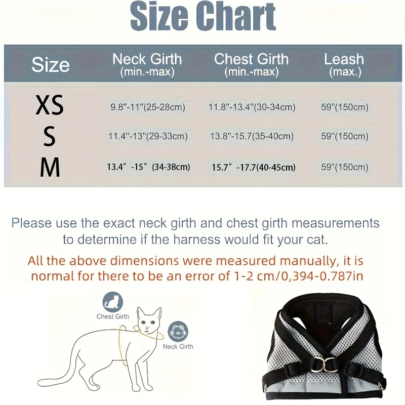 Coleira para Cães e Gatos Estilo Colete com Alça Anti-Fuga - Imagem 5
