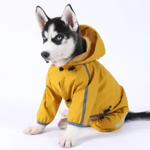 capa de chuva refletiva para cães