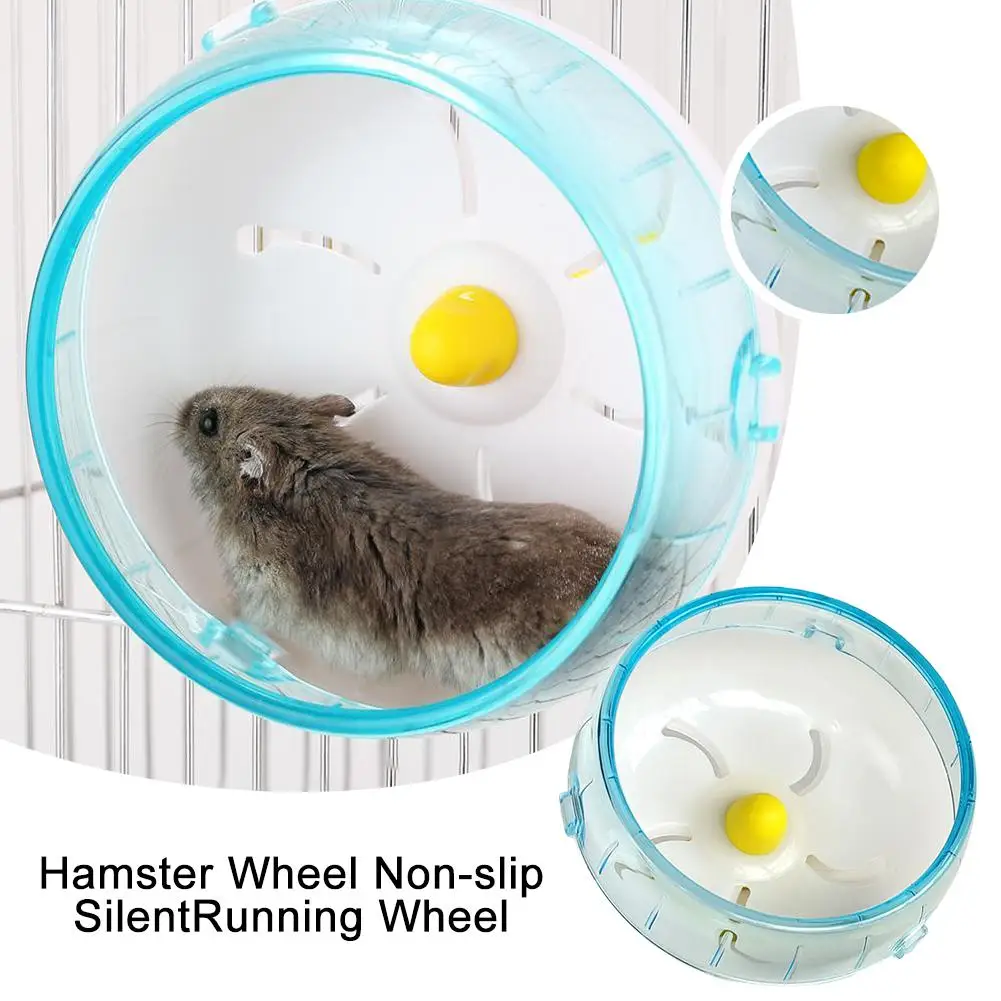 Roda de Exercício para Hamster Plástico de 12 a 21,5 cm Silenciosa - Imagem 2