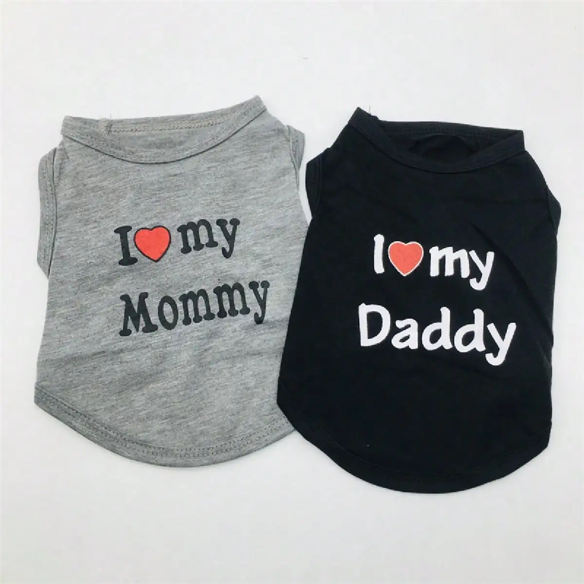 Colete para Cães "I Love My Daddy" de Verão Sem Mangas - Imagem 6