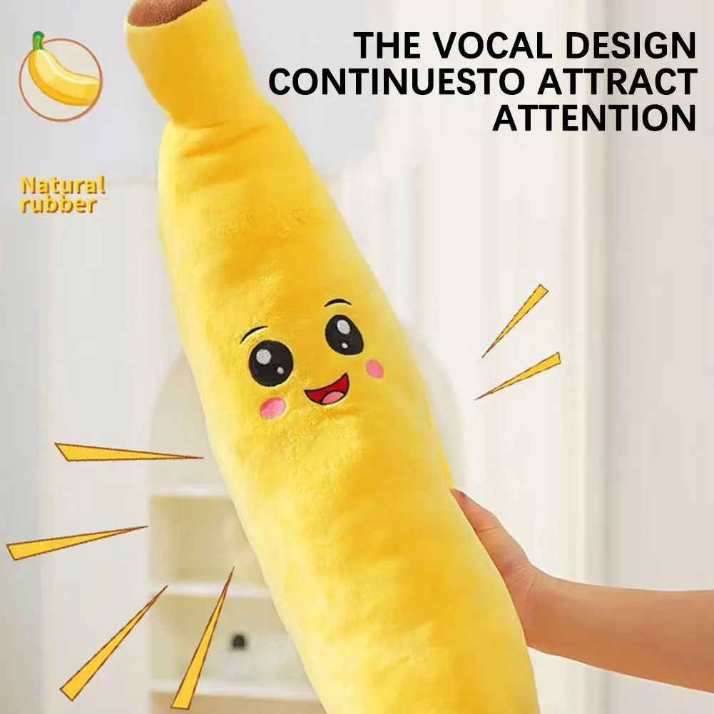 Brinquedo de Pelúcia para Cães em Formato de Banana com Som - Imagem 4