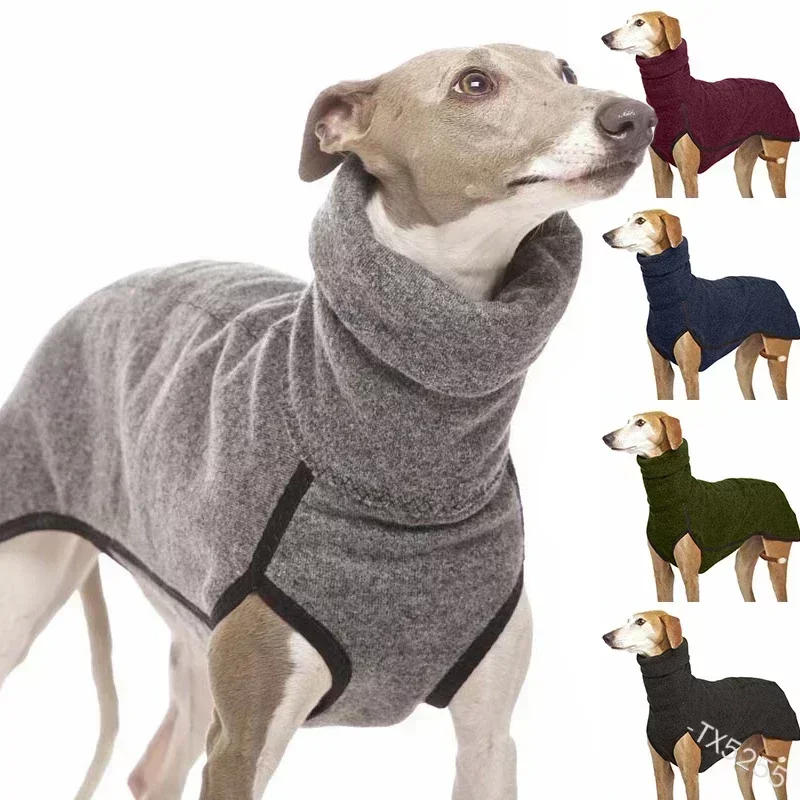 pulôver de gola alta para cães grandes