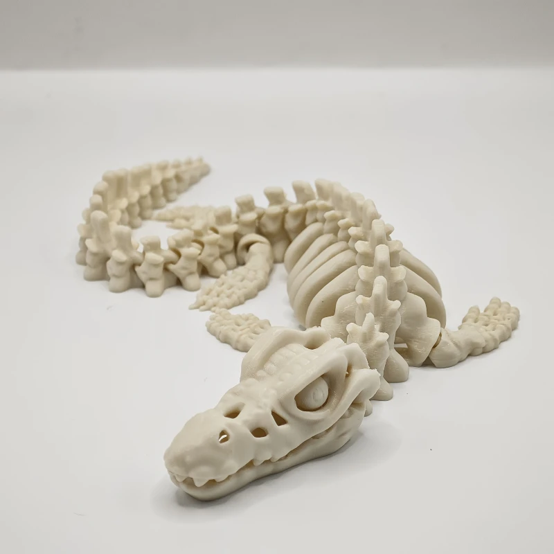 Decoração de Aquário Crânio de Dinossauro em Resina Branco 28 cm - Imagem 6
