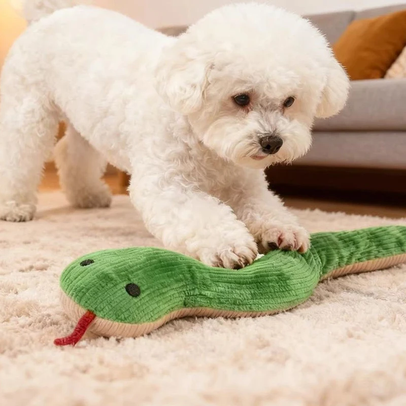 Brinquedo de Chute em Formato de Cobra para Cães e Gatos - Imagem 3