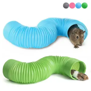 túnel telescópico para hamster